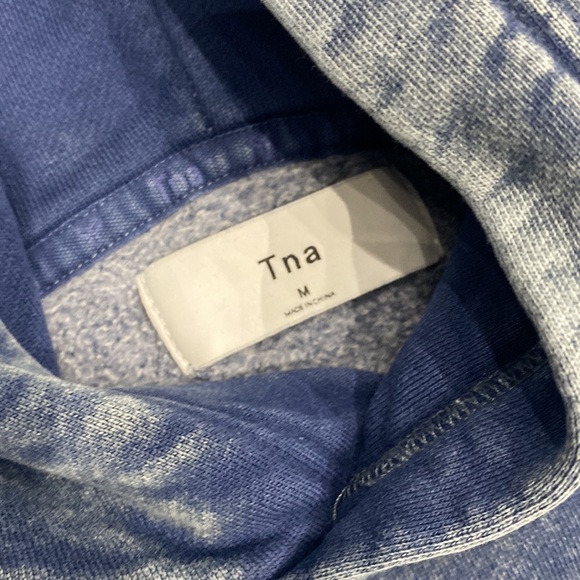 TNA DENIM LOOK HOODIE - Picture 2 of 4